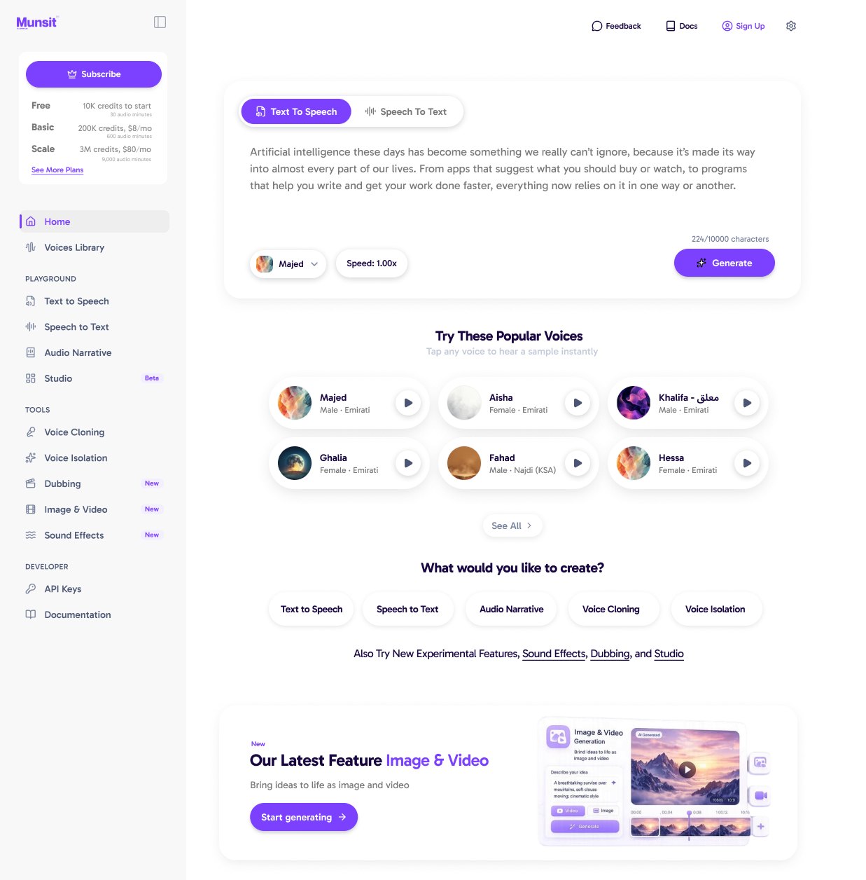 Priority First concept: plan card at the top of the sidebar.